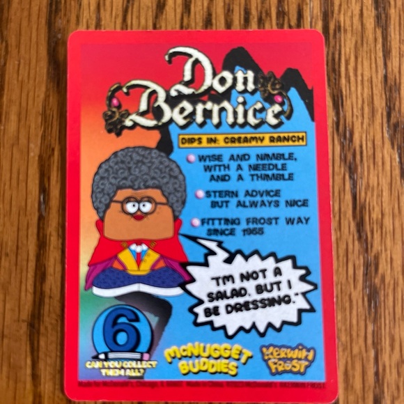 McDonald’s x Kerwin Frost McNugget Buddies 2023 Don Bernice - Picture 5 of 9